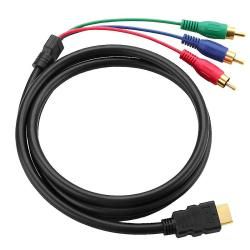 foot HDMI to 3 RCA Cable