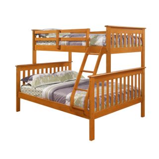 Mission Twin / Full Bunk Bed in Honey Today $512.99