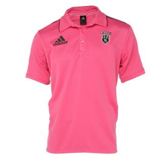 Modèle Stade Français Paris. Coloris  rose et noir. Polo de Rugby
