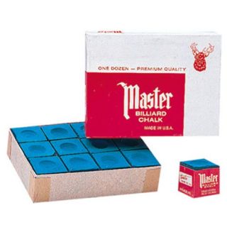 Boîte de 12 craies Master bleue   Achat / Vente USTENSILE BILLARD