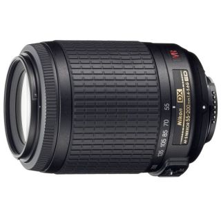 Nikon AF S DX Zoom Nikkor 55 200 mm f/4 5.6G Noir   Achat / Vente