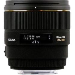 Sigma 320101 85 mm f/1.4 Telephoto Lens for Canon EF / EF S