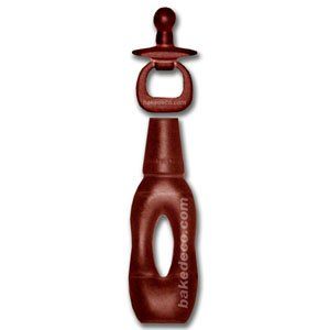 Chocolate Mold Baby Bottle & Pacifier. Bottle 145 mm