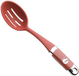 KitchenAid Silicone Slotted Spoon, Red