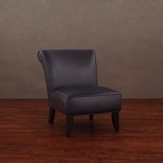 Garland Eggplant Leather Chair
