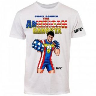UFC 148 Mens Chael Sonnen American Gangsta T Shirt