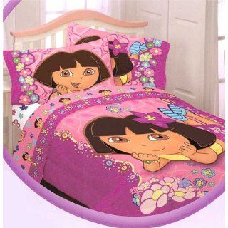 Dora the Explorer Flower Patch Twin Comforter Reversible