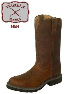 Twisted X Boots Western Cowboy Work Pull On MCW0004 Mens Brown: Shoes