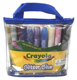 Crayola 25 count Washable Glitter Glue Pouch Toys & Games