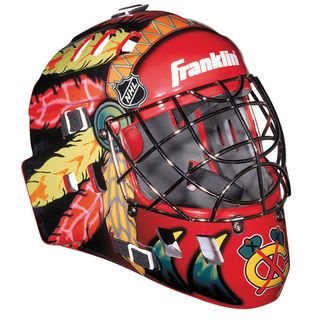 Franklin NHL Team Chicago Blackhawks SX Comp GFM 100 Goalie Face Mask