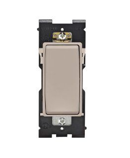 Leviton Renu Switch RE151 CA for Single Pole Applications, 15A 120