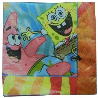 10 Spongebob Squarepants Napkins (96 Pack) Office