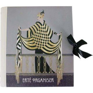 Erte Luxury organizer with 5 postcards included. Addresses