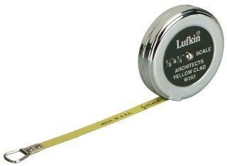 Pack Lufkin W393 1/4 x 5 Architects Pocket Scale Tape Measure