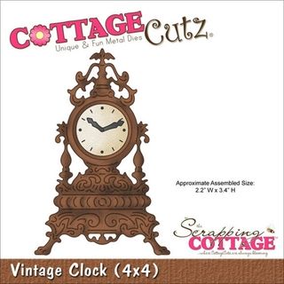 Cottagecutz Die 4X4in Vintage Clock