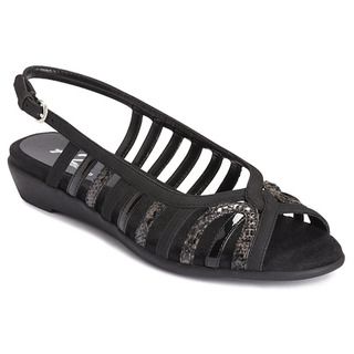 A2 by Aerosoles Womens Charismatic Black Sandals