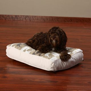 Crypton Gameboard Sandstone Dog Bed (18 x 24)