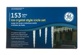 Ge Holiday Classics Poly Icicle Light Set   153 Lights  