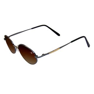 Xezo Unisex Mustang 100 Titanium Oval Sunglasses