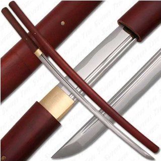 Handmade Japanese Shirasaya Samurai Katana Sword Sharp