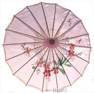 Japanese Chinese Umbrella Parasol 32in Pink 156 1