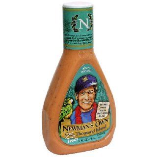 Newmans Own Salad Dressing, Two Thousand Island, 16 Ounce Bottles