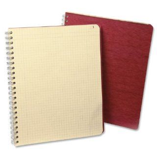 76 Sheets, Buff Paper, 4x4 Ruling, Red Cover (22 157)