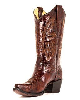  Corral Womens Brown & Black Marble Vegas Boot   A2519: Shoes