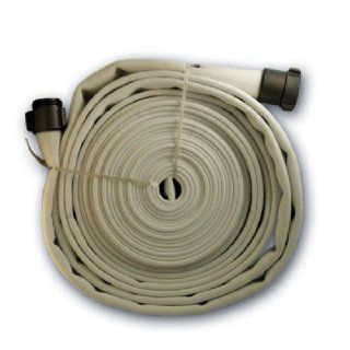 Fire Hose 100 ft X 1.5 Inch Single Ply With End Fittings  