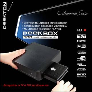 264 HD PRO BLACK   Achat / Vente LECTEUR MULTIMEDIA Peekbox 264
