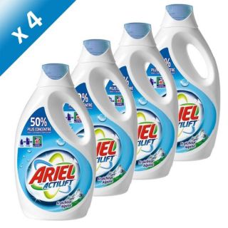 Ariel Lessive liquide Alpine 40 lavages x4   Achat / Vente LESSIVE
