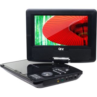 QFX PD 107 Portable DVD Player   7 Display   Black