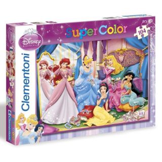 Clementoni   Puzzle Princesses   104 pièces   Fille   A partir de 6