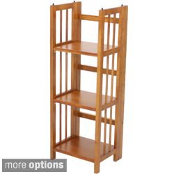 Folding Stackable 3 shelf Wood Bookcase Today $62.99 4.3 (18 reviews