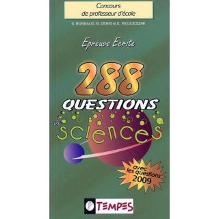 288 QUESTIONS DE SCIENCES   Achat / Vente livre Collectif pas cher