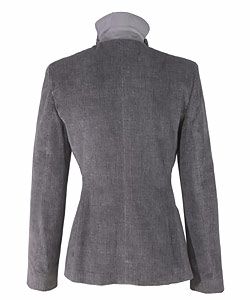 Giorgio Armani Womens Grey Velveteen Blazer