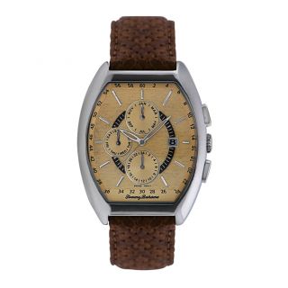Tommy Bahama Mens Brown Woven Leather Strap Watch Today $122.99