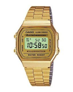 Casio Dress Digital Mens Watch A168WG9: Watches: