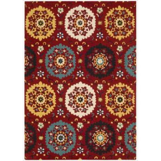 Hand tufted Suzani Ivory Medallion Rug (26 x 4) Today $69.99 Sale
