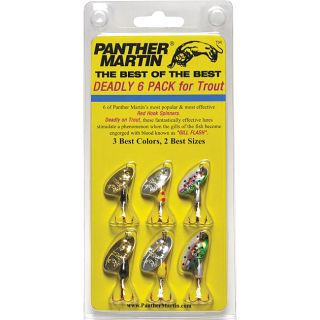 Panther Martin Red Hook Spinner Lure Kit for Trout (Six pack) Today $