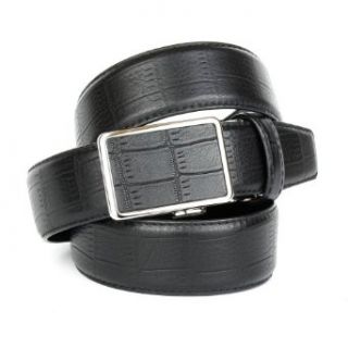 Anthoni Crown Mens Leather Belt Croco Design XXL 17X10