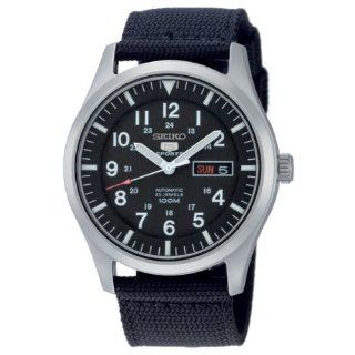 Seiko Mens 5 Automatic Watch SNZG15K1 Watches