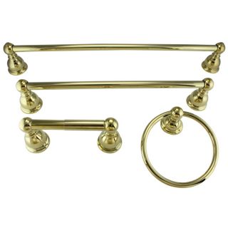 Price Pfister Georgetown Polished Brass Bath Accessory Kit Today: $119