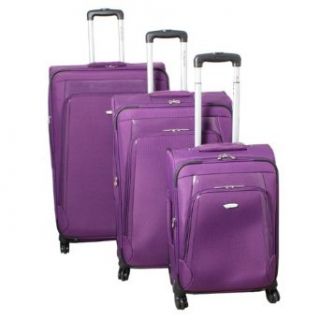 Dejuno Alliance 3 Piece Expandable Spinner Luggage Set