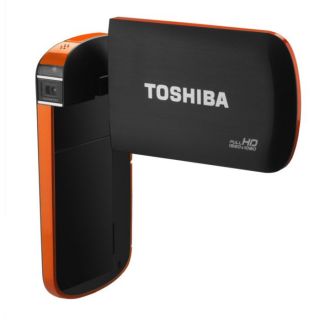 TOSHIBA S40 Caméscope FULL HD Ultra fin   Orange   Achat / Vente