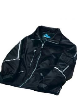 Courier Nylon Jacket with Reflective Tape: Clothing