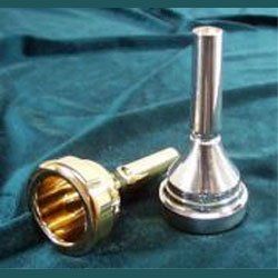 Denis Wick 2L Gold plated Tuba Mouthpiece, Large Shank