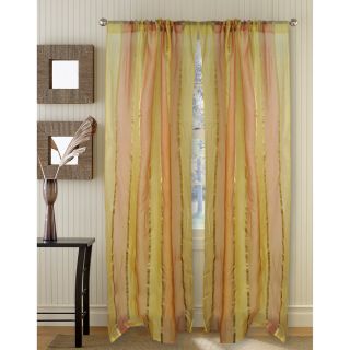 Golden Silk Organza 95 inch Curtain Panel Today $114.99