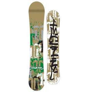 Technine Mens Split T Splatter Wide Gold 157 cm Snowboard