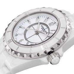 Stuhrling Original Womens Glamor Ceramic Bracelet Watch